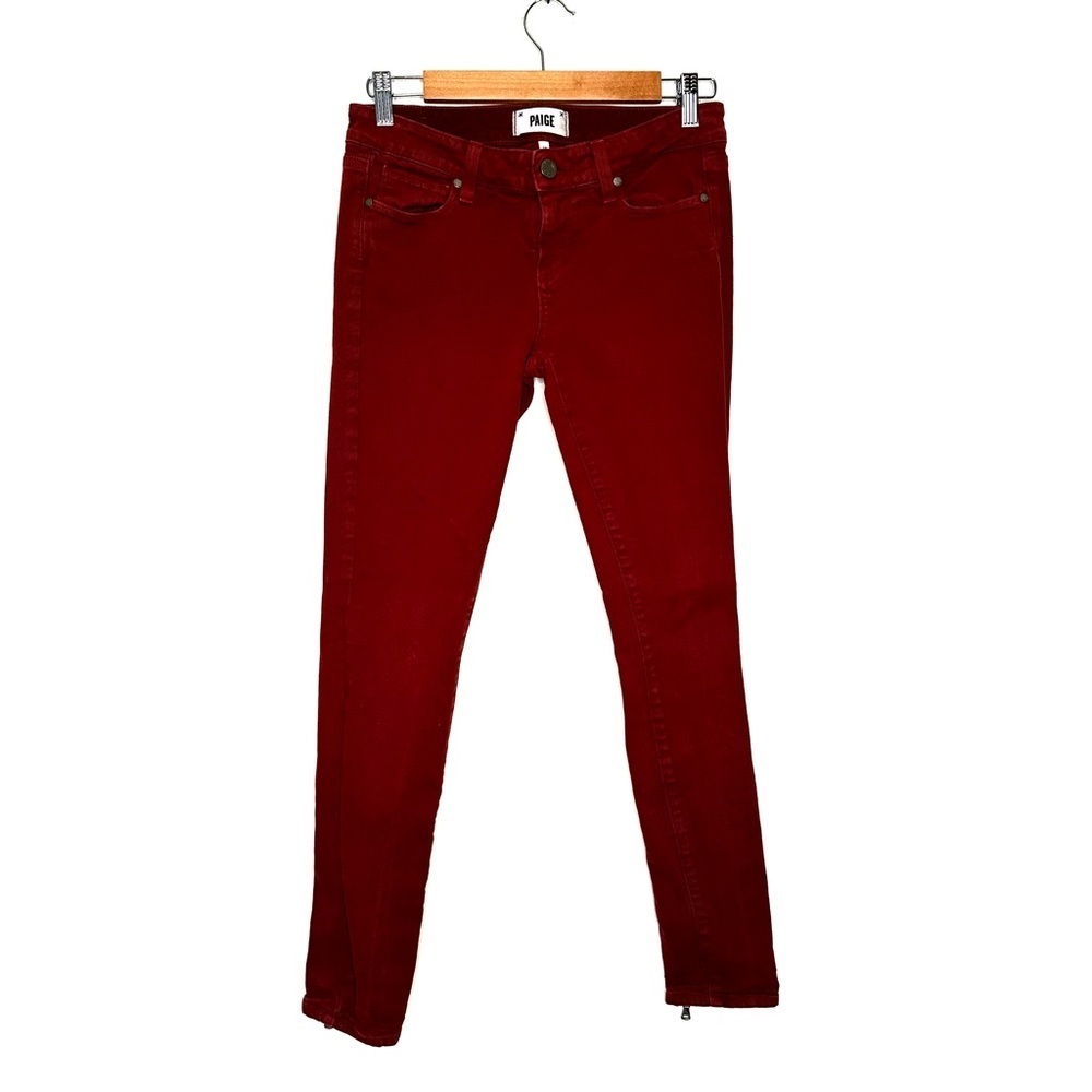 Paige | Sienna Back Ankle Zipper Skinny Jeans Size 26